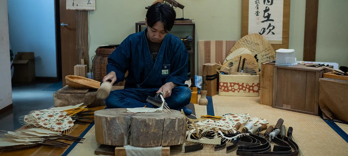 団扇屋栗川商店の作家 栗川恭平のメイン画像