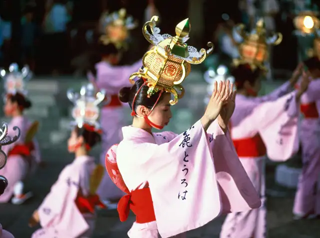 山鹿灯籠祭り画像